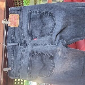 Levi's Black 559 straight leg